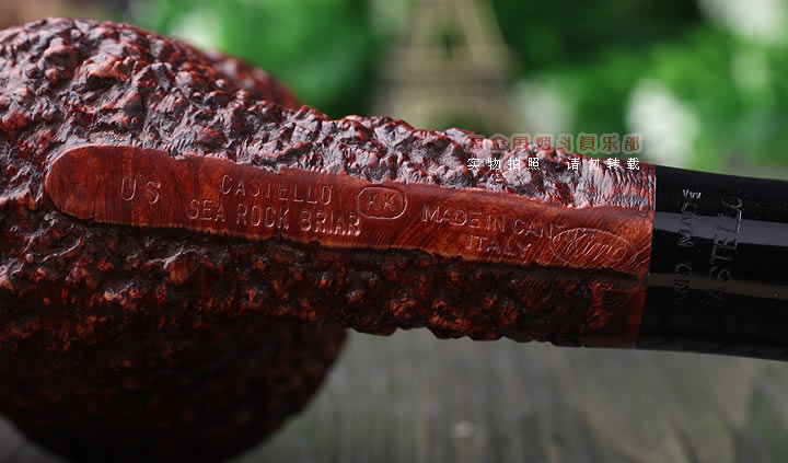 意大利卡斯特罗castello Sea Rock KK 石楠木手工烟斗军插斗C36-7