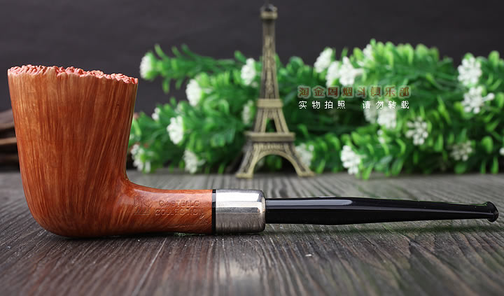 意大利卡斯特罗castello COLLECTION 4K 签名收藏烟斗 军插斗 C39-4