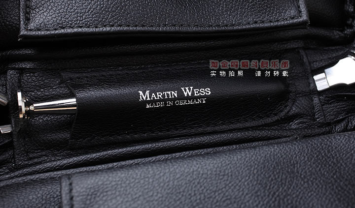 原装德国Martin Wess手工牛皮烟斗包 2斗包P110-2-5