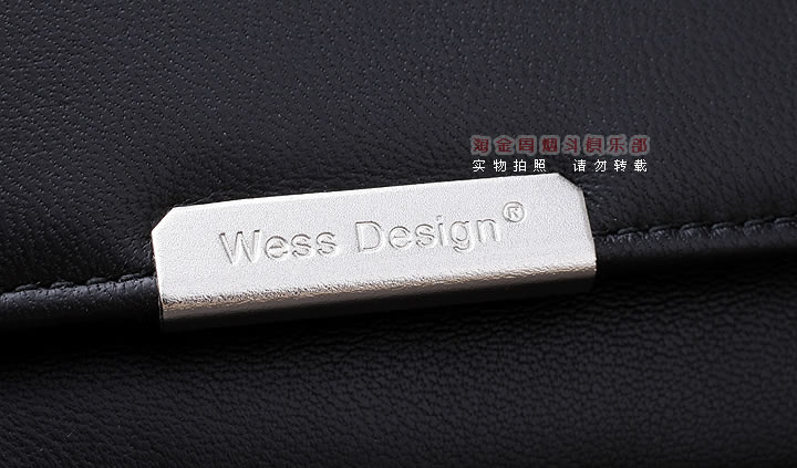 原装德国Martin Wess手工牛皮烟斗包 2斗包P110-2-6