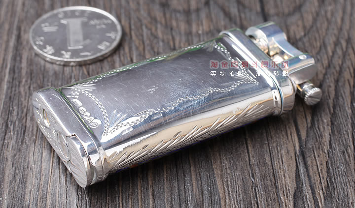 德国十字架Sillems 纯银珐琅雕花烟斗打火机 单面珐琅1988GB-1