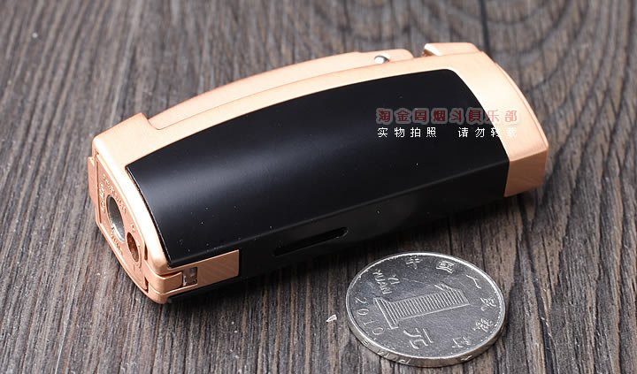 美国Colibri Cigar Cutter科乐比雪茄打火机带打孔器 QTR115006-1