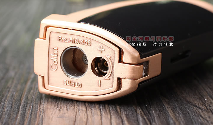 美国Colibri Cigar Cutter科乐比雪茄打火机带打孔器 QTR115006-3