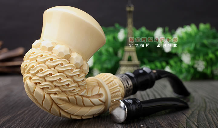 土耳其ALTINAY 进口海泡石烟斗 花纹斗 6件套礼盒装Alt322-1