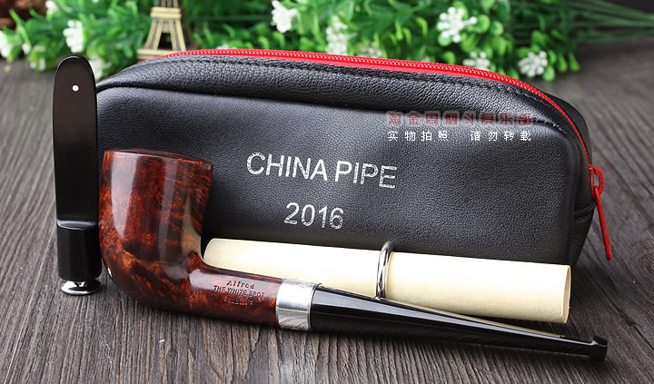 英国登喜路Dunhill 2016 白点晚会烟斗 全球限量26把 Amber Root-14