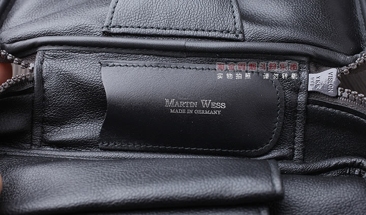 【淘金周】原装德国Martin Wess手工牛皮烟斗包 三斗包EP35-3-4