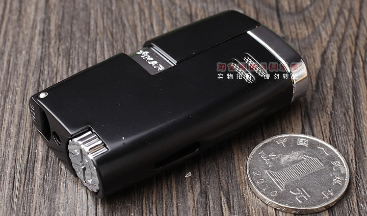淘金周 美国原装进口Xikar西卡 双直冲雪茄打火机552BK 带开孔器-1