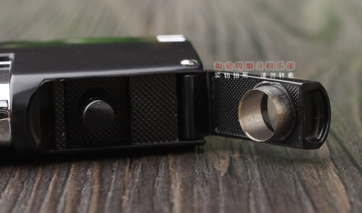 淘金周 美国原装进口Xikar西卡 双直冲雪茄打火机552BK 带开孔器-4