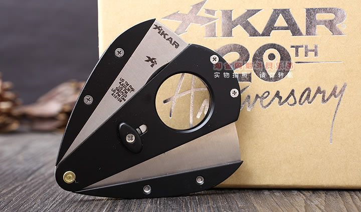 美国Xikar 20th 西卡 20周年限量版雪茄刀 101RBK 黑色-1