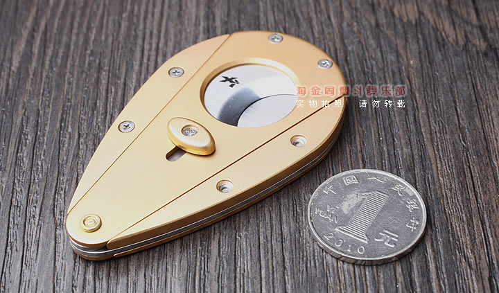 美国Xikar 20th 西卡 20周年限量版雪茄刀 101RCH 香槟金-2