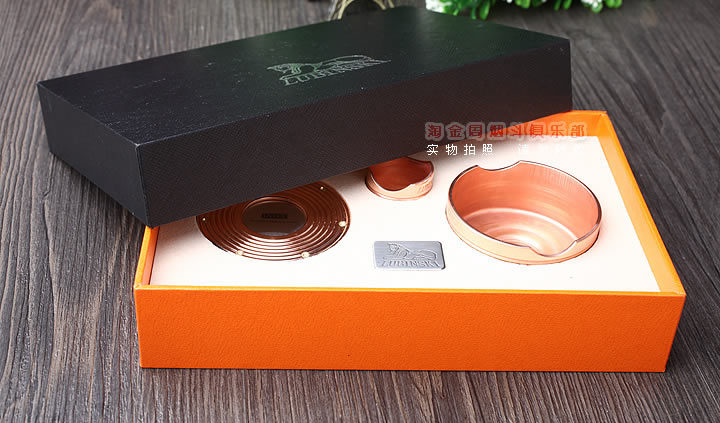 淘金周 鲁宾斯基lubinski雪茄剪 磁性烟托套装 LB-tz101-6