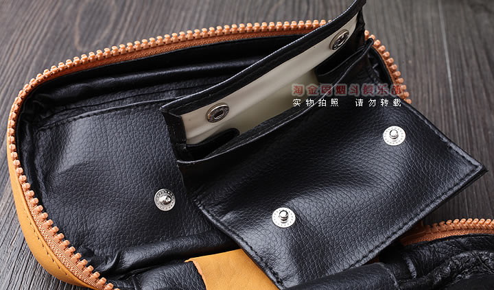 英国拉特雷RATTRAY'S 真皮烟斗包 烟丝包 两斗包 PB1-LI2-4