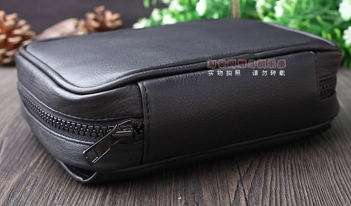 英国拉特雷RATTRAY'S 真皮烟斗包 烟丝包 三斗包 PB2-BK3-2