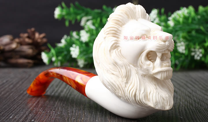 原装进口 正品土耳其Servi海泡石烟斗 5件套装双嘴S11-2