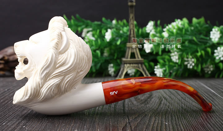 原装进口 正品土耳其Servi海泡石烟斗 5件套装双嘴S11-3