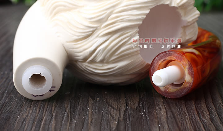 原装进口 正品土耳其Servi海泡石烟斗 5件套装双嘴S11-8