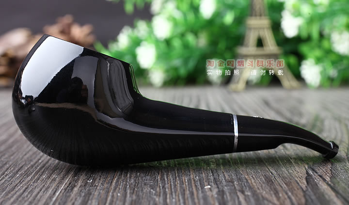 荷兰大班Bigben进口石楠木烟斗 5件套装PIPO 钢琴漆口袋斗 弯斗-3