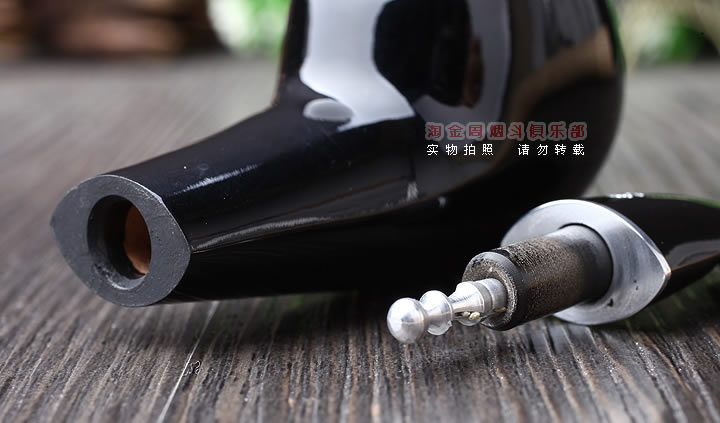 荷兰大班Bigben进口石楠木烟斗 5件套装PIPO 钢琴漆口袋斗 弯斗-6
