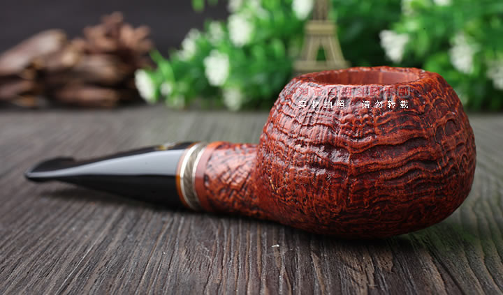 原装进口 意大利L'ANATRA鸭子 石楠木手工烟斗 5件套装LA86-2