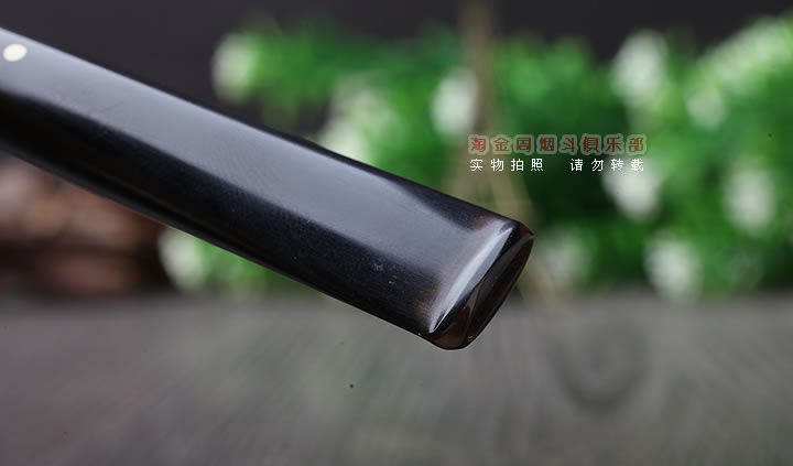 二手老斗 英国Dunhill登喜路石楠木烟斗 银圈军插4号喷砂斗-7