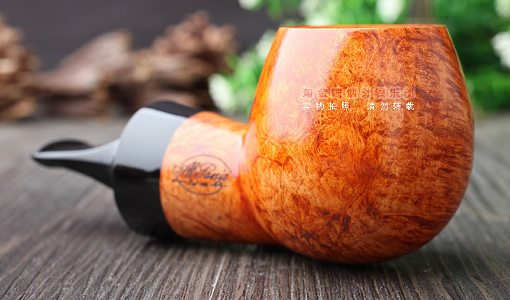 进口荷兰大班AL PASCIA石楠木烟斗 6件套装 大气室 原木色光面直-2