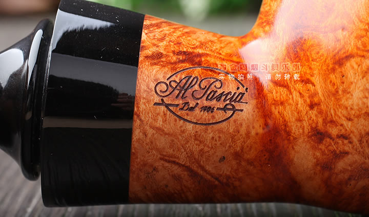 进口荷兰大班AL PASCIA石楠木烟斗 6件套装 大气室 原木色光面直-7