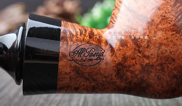 进口荷兰大班AL PASCIA石楠木烟斗 6件套装 大气室 肥仔斗 光面直-6