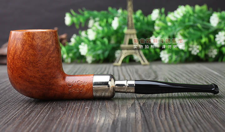 法国CHACOM CC Spigot进口石楠木烟斗 5件套装军插斗 棕色光面185-3