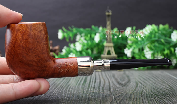 法国CHACOM CC Spigot进口石楠木烟斗 5件套装军插斗 棕色光面185-9