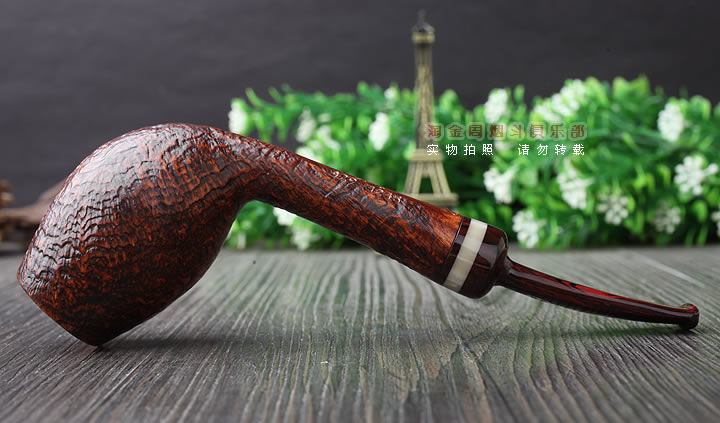 原装进口 法国CHACOM CC石楠木烟斗 2016年度麻面限量斗-4