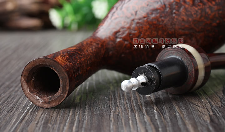 原装进口 法国CHACOM CC石楠木烟斗 2016年度麻面限量斗-6