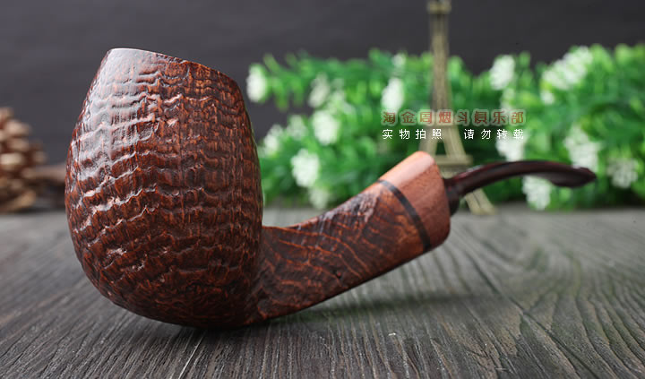 原装进口 法国CHACOM CC石楠木烟斗 2017年度粗面限量斗-1