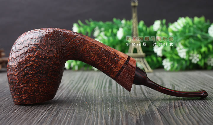 原装进口 法国CHACOM CC石楠木烟斗 2017年度粗面限量斗-4