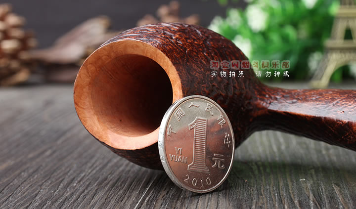 原装进口 法国CHACOM CC石楠木烟斗 2017年度粗面限量斗-5