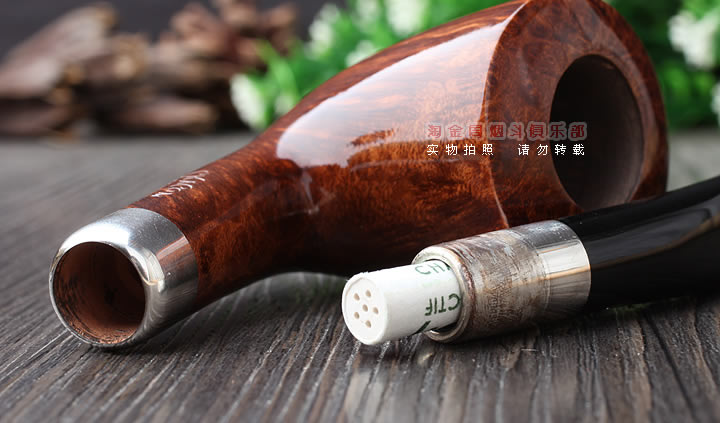 法国CHACOM Spigot进口石楠木烟斗 6件套装军插斗 浅红光面PA95-6