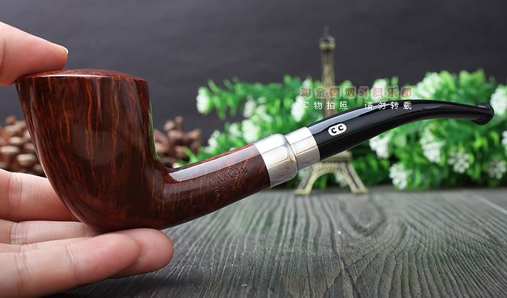 法国CHACOM Spigot进口石楠木烟斗 6件套装军插斗 浅红光面PA95-9