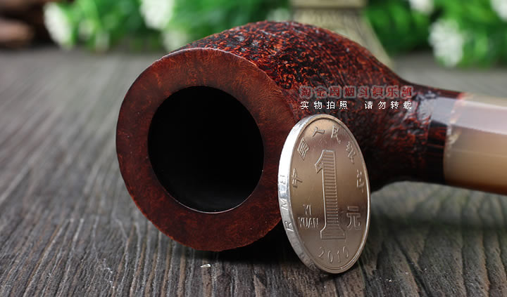 英国Dunhill CUMBERLAND登喜路石楠木烟斗 坎伯兰 牛角圈4103-5