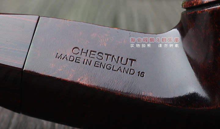 英国登喜路Dunhill CHESTNUT石楠木烟斗 粟色光面4108-8