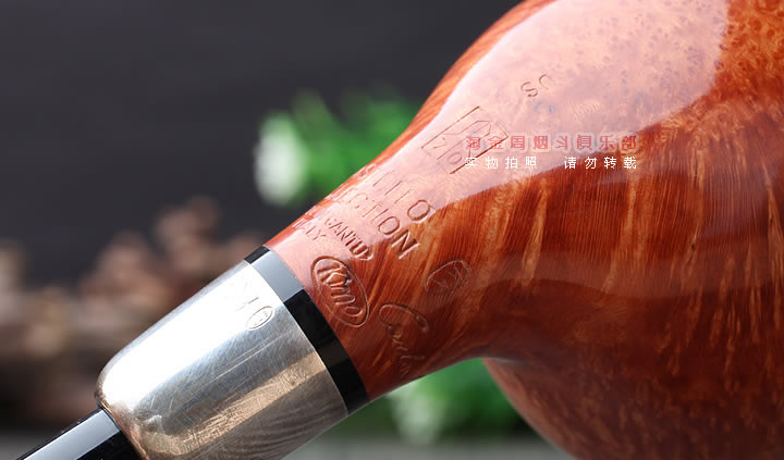 意大利卡斯特罗castello COLLECTION KK 签名收藏烟斗 军插斗 C45-7