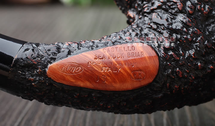 意大利卡斯特罗castello石楠木手工烟斗Sea Rock Briar 2K C48-7