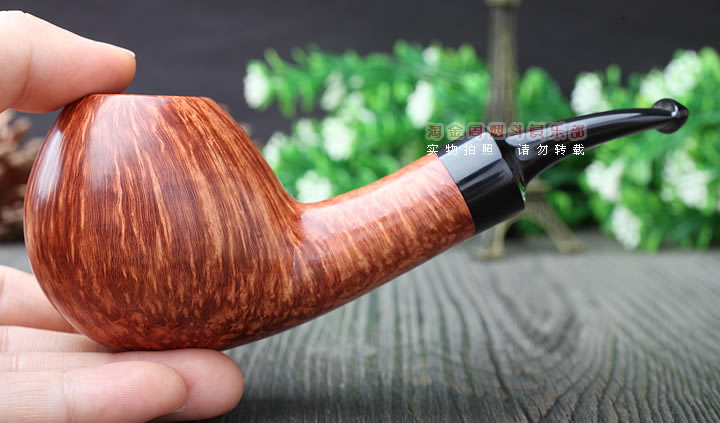 德国赫尔曼Hermann Hennen石楠木烟斗 原木光面H01-10