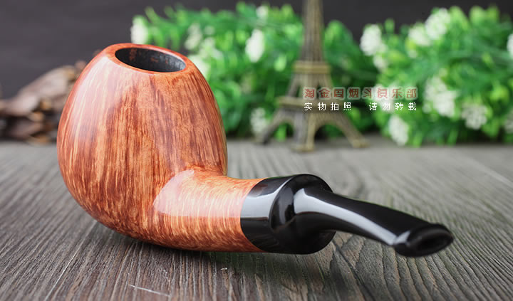 德国赫尔曼Hermann Hennen石楠木烟斗 原木光面H01-3