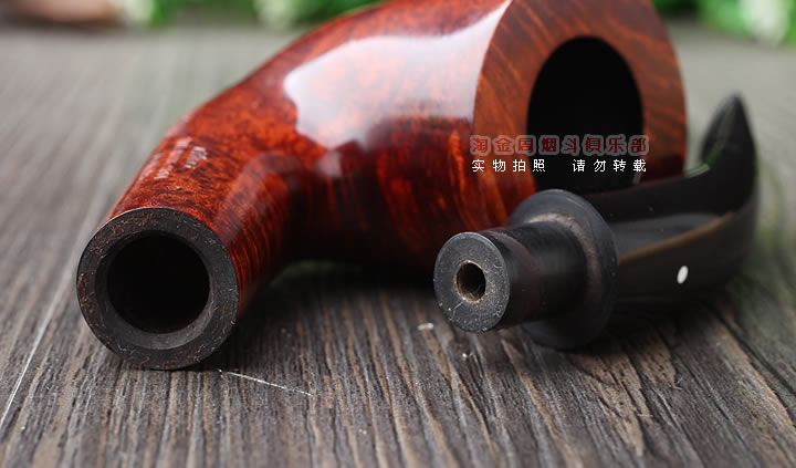 淘金周 英国Dunhill AMBER ROOT登喜路石楠木烟斗 琥珀根4114-6