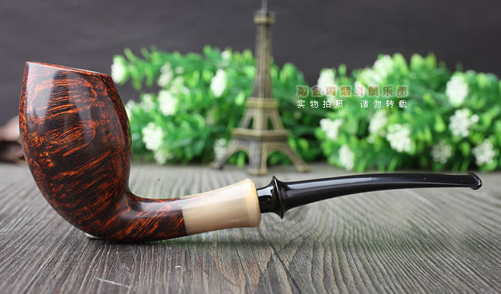 丹麦大师艾尔唐Tom Eltang石楠木手工烟斗 六件套装 牛角光面斗-3