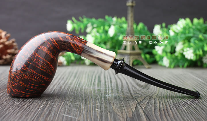 丹麦大师艾尔唐Tom Eltang石楠木手工烟斗 六件套装 牛角光面斗-4