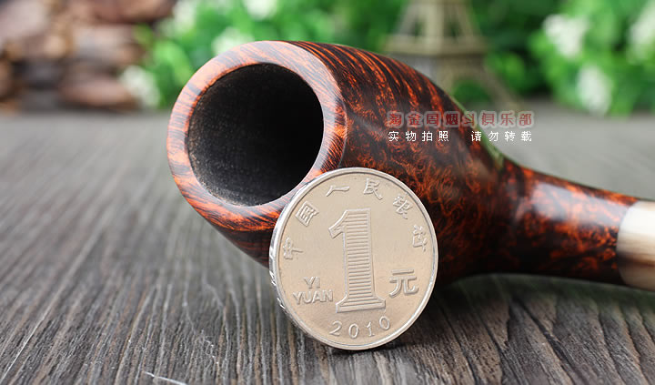 丹麦大师艾尔唐Tom Eltang石楠木手工烟斗 六件套装 牛角光面斗-5