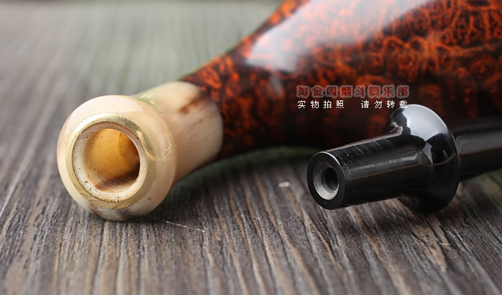 丹麦大师艾尔唐Tom Eltang石楠木手工烟斗 六件套装 牛角光面斗-6