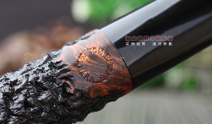 丹麦大师艾尔唐Tom Eltang石楠木手工烟斗 喷砂直斗02-7
