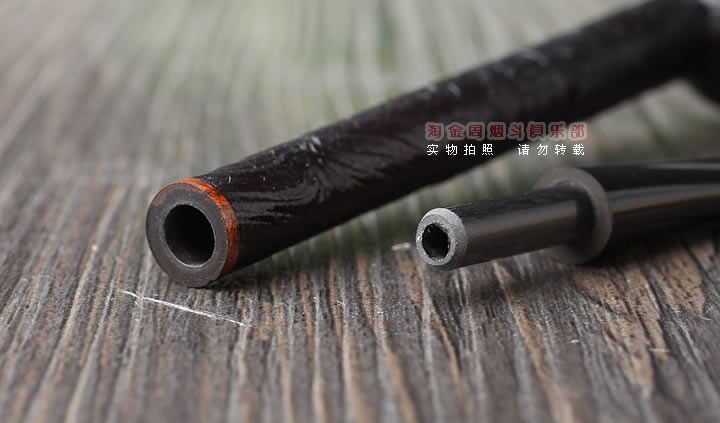 丹麦大师艾尔唐Tom Eltang石楠木手工烟斗 超细喷砂直斗-6