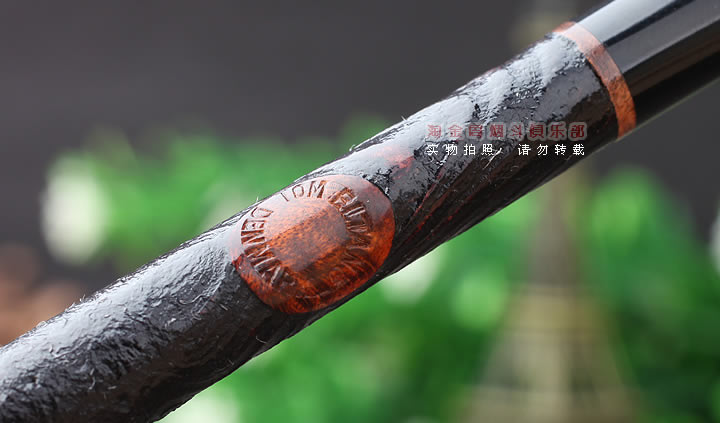 丹麦大师艾尔唐Tom Eltang石楠木手工烟斗 超细喷砂直斗-7
